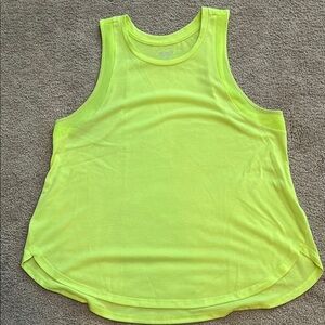 Old Navy Yellow Green Relaxed Tank Top- size Medium, great condition